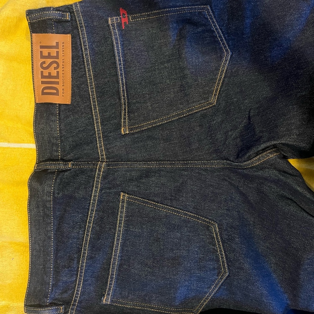 Diesel Men's Deep Indigo Straight Jeans